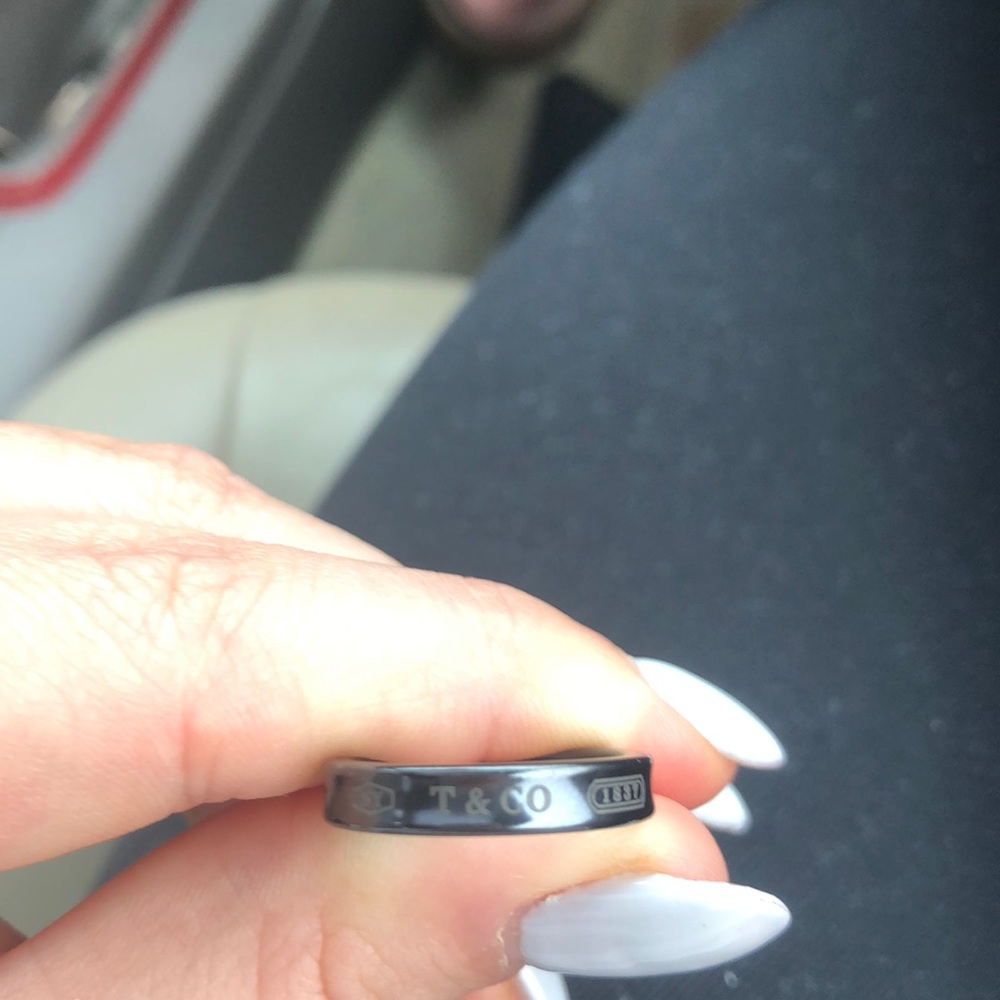 Tiffany Black Titanium Ring